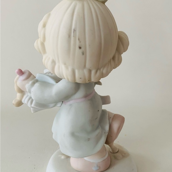 Vintage 1980 Enesco Precision Movements “Lord Help Me Stick To My Job” - Picture 3 of 7